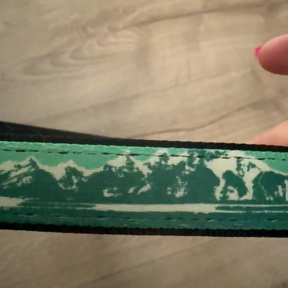 Croakies nylon mountain outdoor hiking scene leather cloth belt
